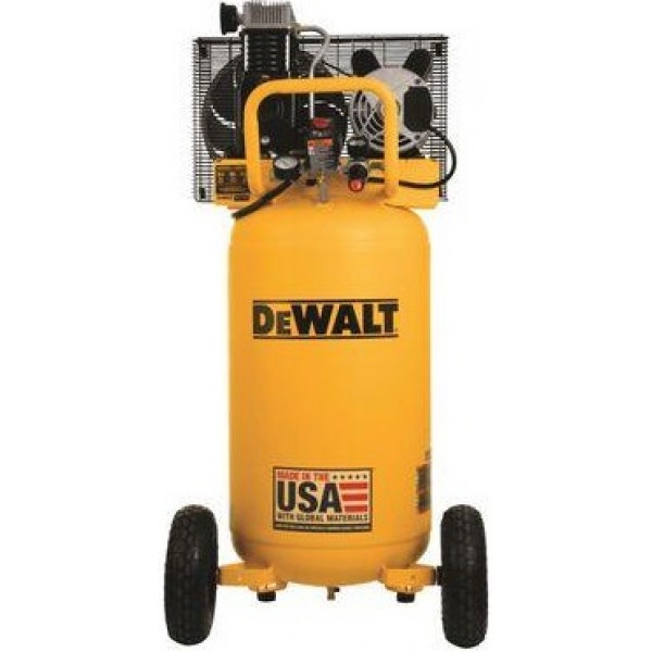 DEWALT 25 Gallon 200 PSI Portable Vertical Electric Air Compressor