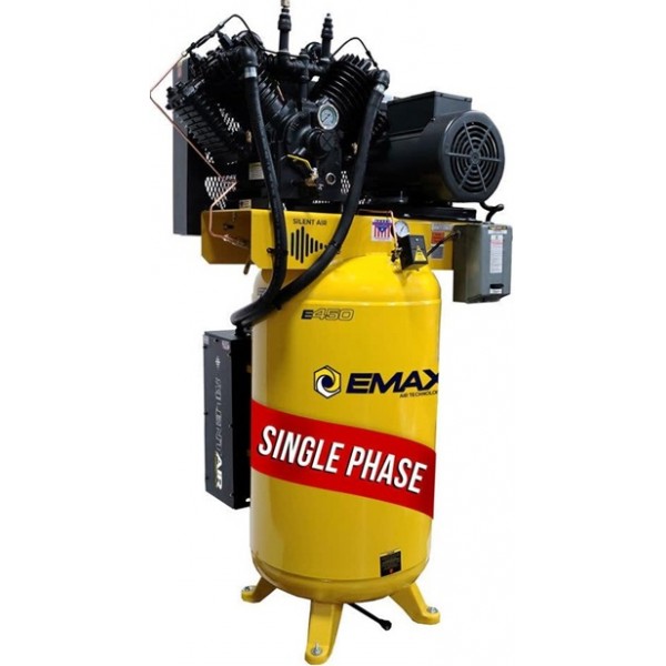 EMAX 80 Gallon 175 Psi 230V 1-Phase 10HP Vertical Air Compressor