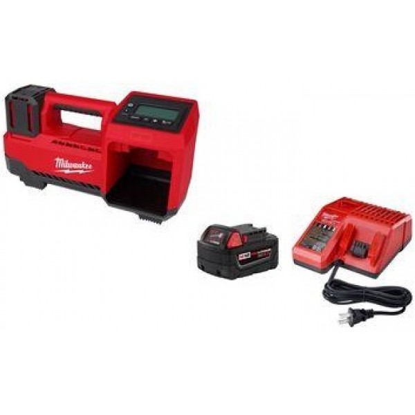 Milwaukee M18 Inflator with XC 5Ah Starter Kit Bundle