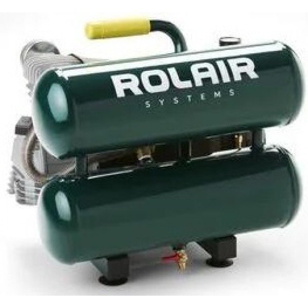 Rolair 2 HP (115V) 4.2 CFM@90PSI 4.2 Gallon Quiet Stack Tank Compressor