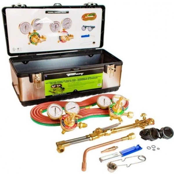 Forney Industries Medium/Heavy-Duty Oxy-Acetylene Welding & Heating Outfit Kit
