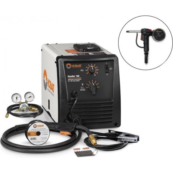 Hobart Handler 190 MIG Welder 230VAC 60Hz with SpoolRunner 100