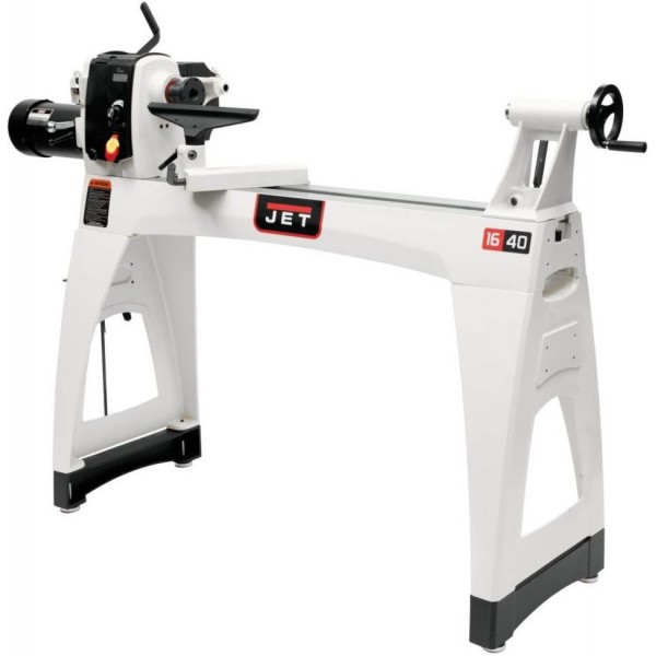 JET 16in x 40in Electronic Variable Speed Wood Lathe 1.5HP 1PH 115V