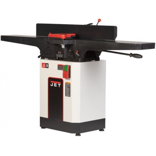 JET Black 8 Inch Helical Head Jointer 2HP, 1PH, 230V