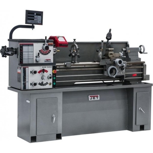 JET GHB-1340A Lathe with Newall DP700 DRO Installed