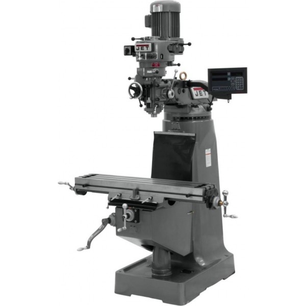JET JTM-1 Mill with Newall DP700M 2-Axis DRO 2HP 230V 3 Ph