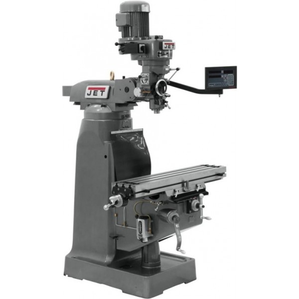 JET JTM-836-1 Mill with 3-Axis Newall DP700 DRO