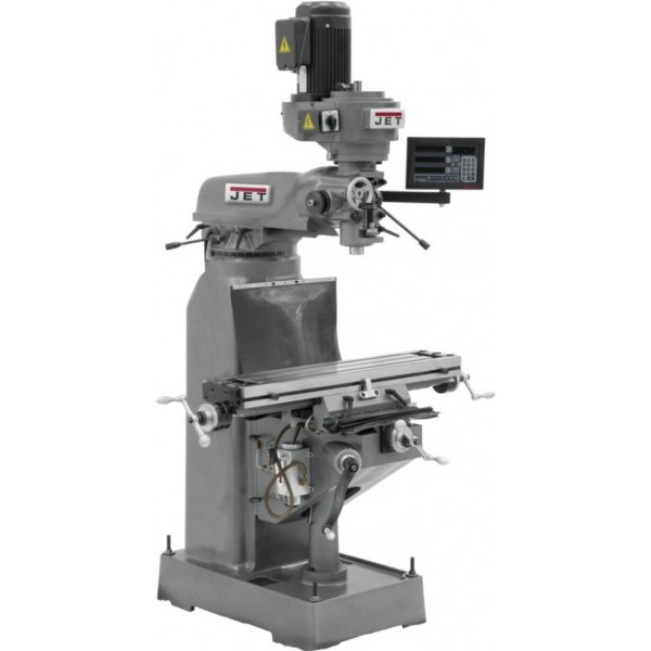 JET JVM-836-1 Mill with Newall DP700 DRO with X &Y Powerfeed