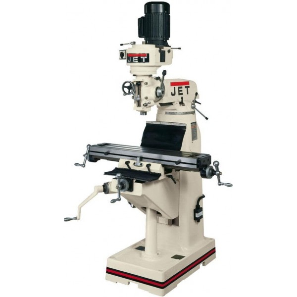 JET JVM 836-3 with 3-AXIS 200M DRO & TPFA Vertical Milling Machine