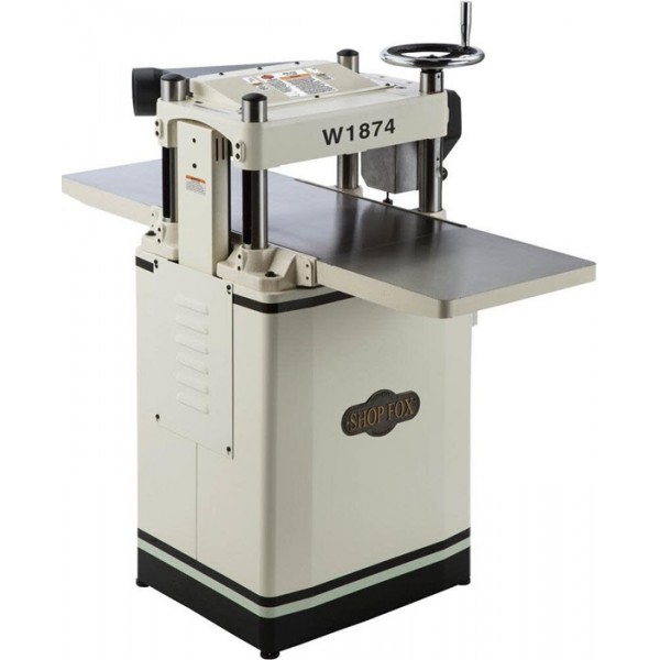 Shop Fox 230V 3HP 15in Fixed Table Planer with Helical Cutterhead
