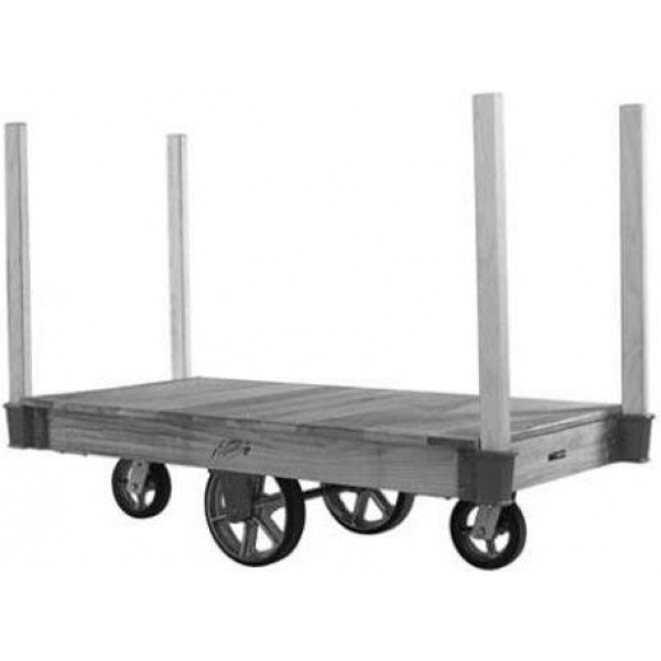 Garlands Inc 30 In. x 60 In. Deck Tilt Style Hardwood Frame Platform Truck Garlands Inc 30 In. x 60 In. Deck Tilt Style Hardwood Frame Platform Truck