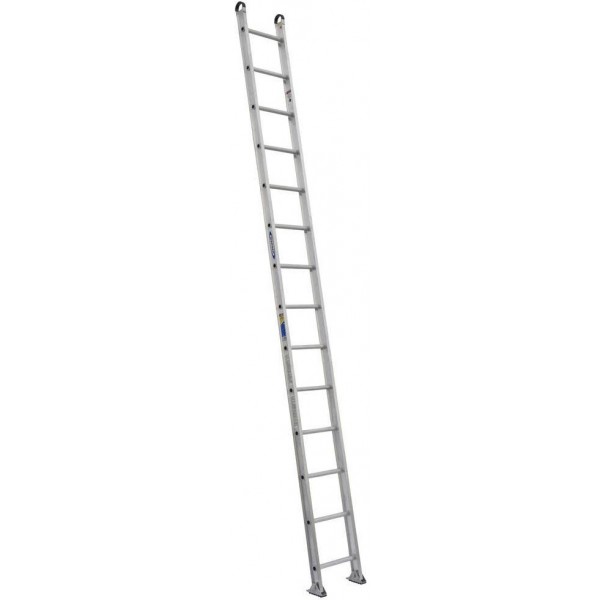 Werner 14 Ft. Type IAA Aluminum Round Rung Straight Ladder Werner 14 Ft. Type IAA Aluminum Round Rung Straight Ladder