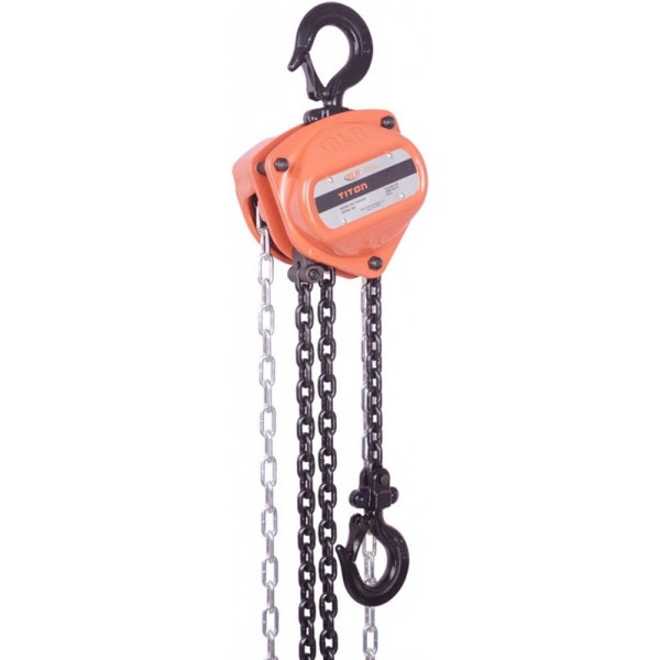 Atlas Lifting and Rigging TCH 2 Ton Chain Hoist 4400 lbs 30 Ft. Lift