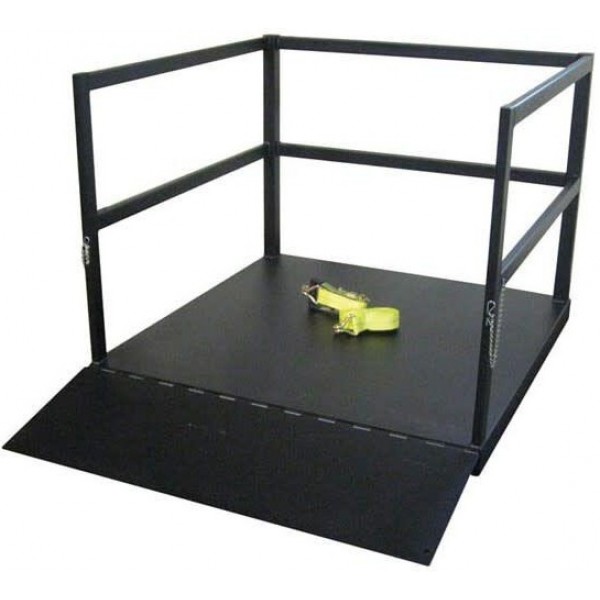 Justrite Steel 21 Cylinder Capacity Gas Cylinder Pallet