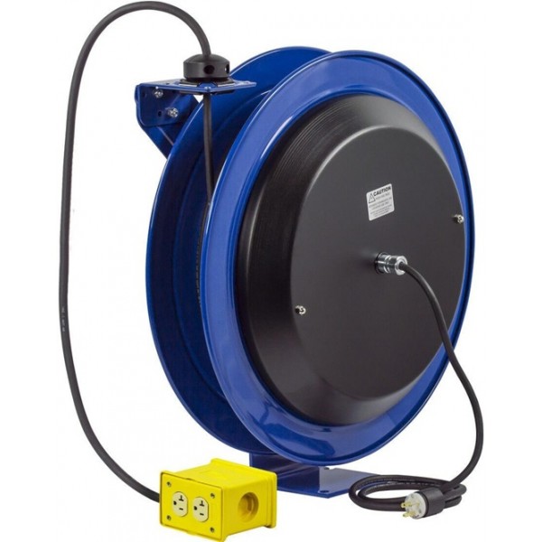 Coxreels Spring Driven Cord Reel Quad Industrial Rec 12GA x 100'