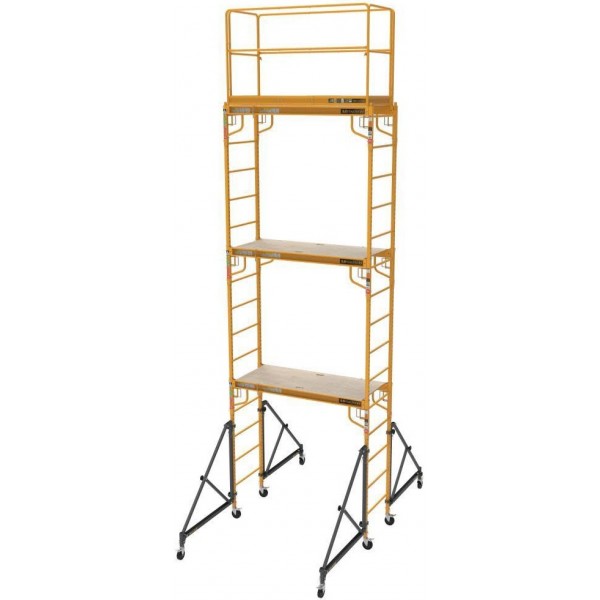 Metaltech 18ft Jobsite Series Baker Tower, 733 lbs Load Capacity Metaltech 18ft Jobsite Series Baker Tower, 733 lbs Load Capacity