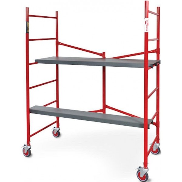 Metaltech Build Man 6 Ft. High Portable Scaffold Metaltech Build Man 6 Ft. High Portable Scaffold
