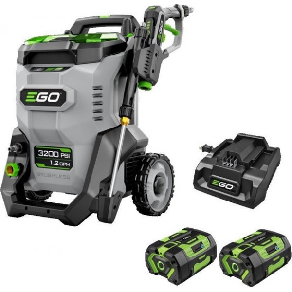 EGO 3200 PSI Pressure Washer with 6Ah Battery 2pk & Charger Kit