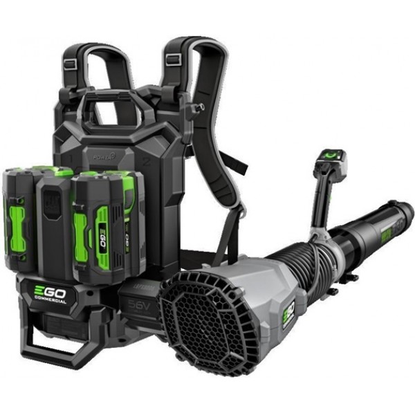 EGO Commercial Backpack Blower Kit 800 CFM with 2x 6Ah Battery & 560W Charger