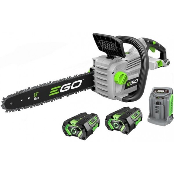 EGO POWER+ 18 Chain Saw Kit With 2 x 5Ah Batteries