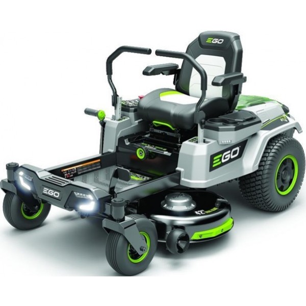 EGO POWER+ Z6 Zero Turn Riding Lawn Mower 42 with Four 56V ARC Lithium 10Ah Batteries and Charger