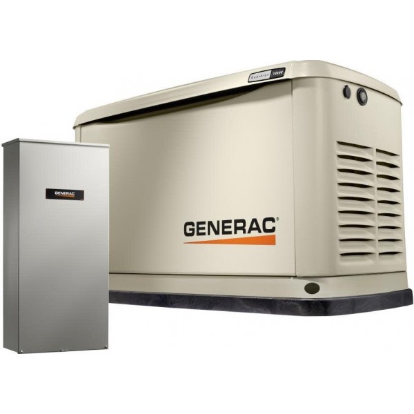 Generac Guardian 14kW Home Backup Generator with 16-circuit Transfer Switch WiFi-Enabled
