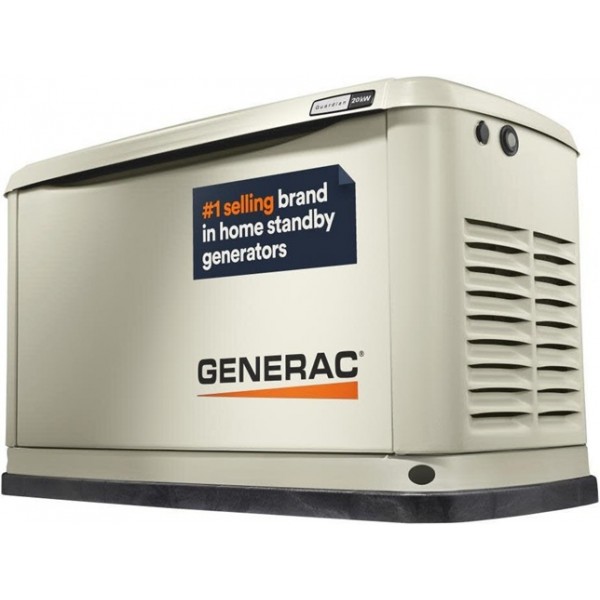Generac Guardian Series 20/17 kW Air-Cooled Standby Generator, Aluminum Enclosure