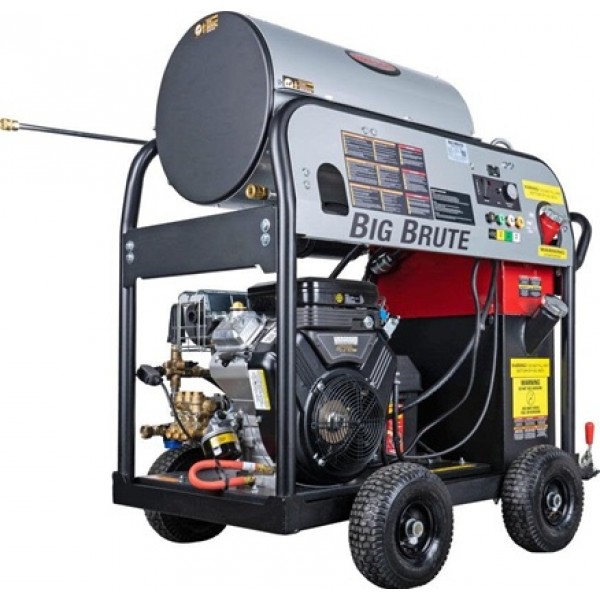 Simpson Big Brute 4000 PSI at 4.0 GPM VANGUARD V-Twin with COMET Triplex Plunger Pump Hot Water Professional Gas Pressure Washer