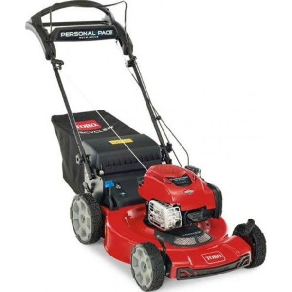Toro Personal Pace Auto Drive Lawn Mower with Bagger 22in