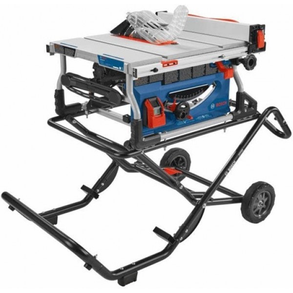 Bosch 10in Jobsite Table Saw with Gravity-Rise Wheeled Stand