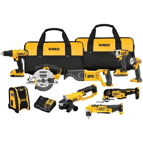 DEWALT 20V Max 9 Tool Combo Kit with Soft Case