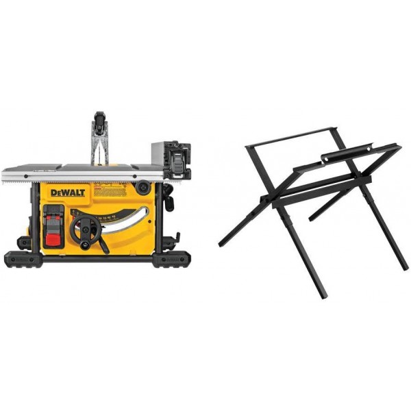 DEWALT Compact Jobsite Table Saw 8 1/4in with Stand