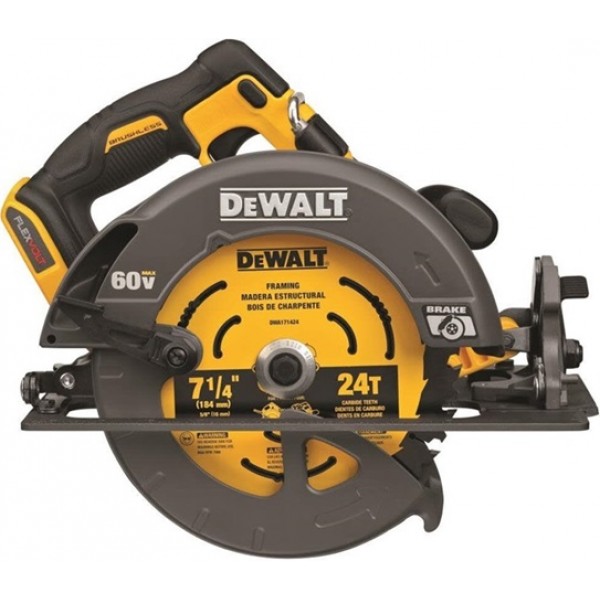 DEWALT FLEXV 60V MAX 7 1/4in Circular Saw with Brake (Bare Tool)