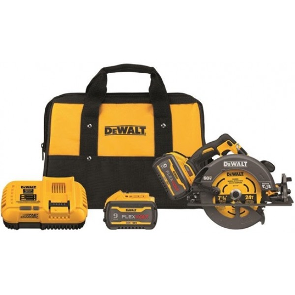 DEWALT FLEXVOLT 60V MAX 7-1/4in Circular Saw Kit with Brake Brushless