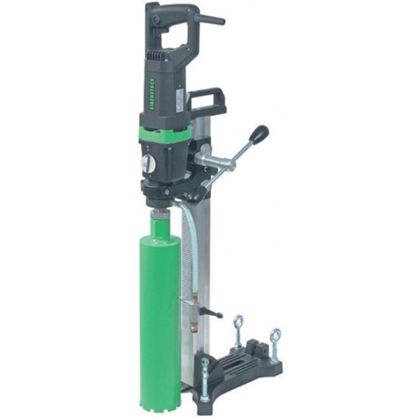 CS Unitec 120V 2-Speed Wet Hand Held Core Drill for Concrete with Anchor/Vacuum Stand