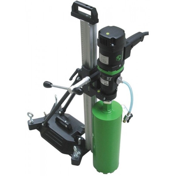CS Unitec 3-Speed 120V 6 Inch Wet Hand Held Core Drill for Concrete with Anchor Stand Kit