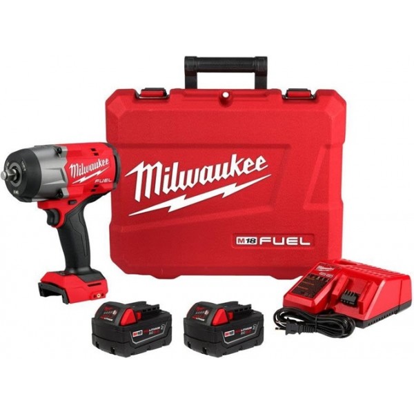 Milwaukee M18 FUEL 1/2 in High Torque Impact Wrench with Friction Ring Kit