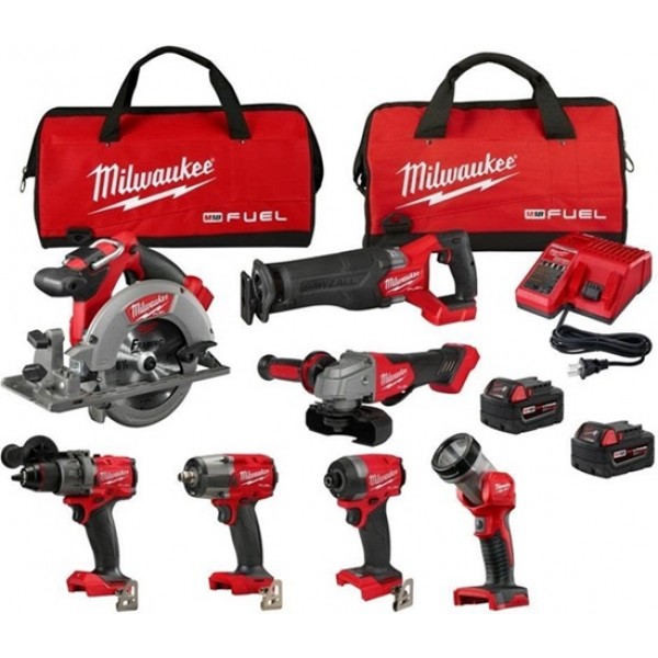 Milwaukee M18 FUEL 7 Tool Combo Kit