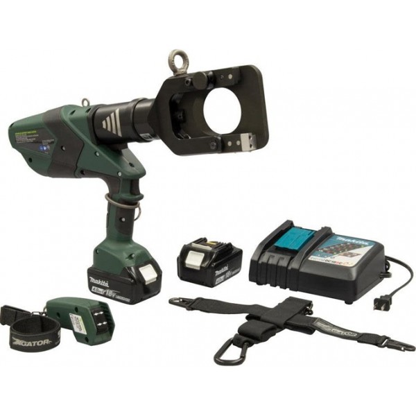Greenlee 65mm Gator Remote Cable Cutter 120V Charger/Batteries