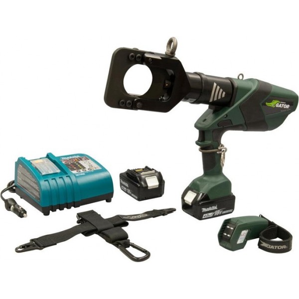 Greenlee 65mm Gator Remote Cable Cutter 12V Charger/Batteries