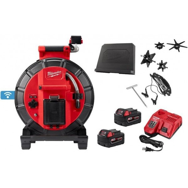 Milwaukee M18 120 Ft. Mid-Stiff Modular Pipeline Inspection System Kit