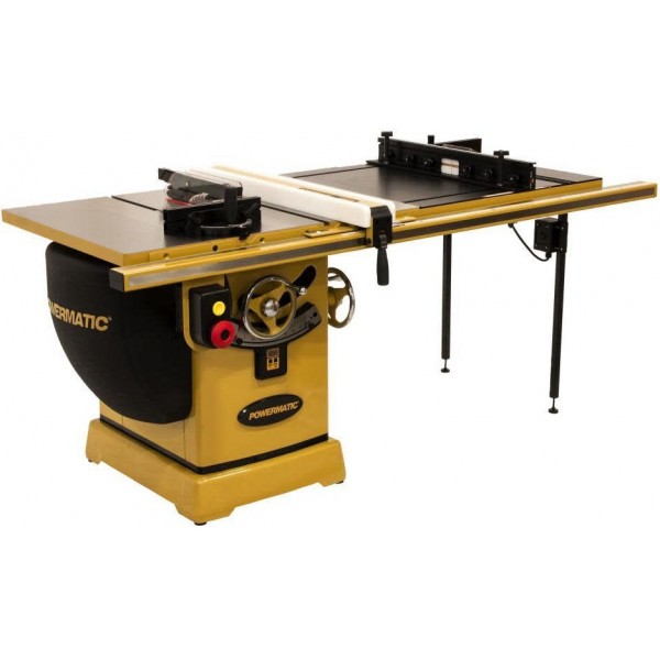 Powermatic 3HP 1PH Table Saw with 50in Accu-Fence System and Rout-R-Lift