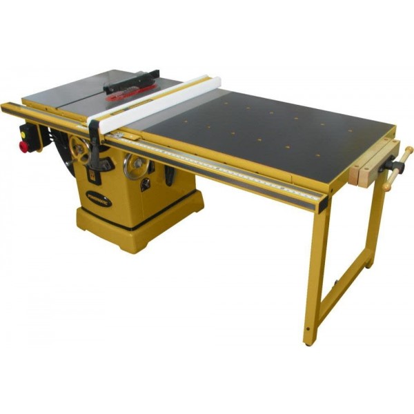 Powermatic 5HP 3PH 230/460V Table Saw with 50 In. Accu-Fence System and Workbench
