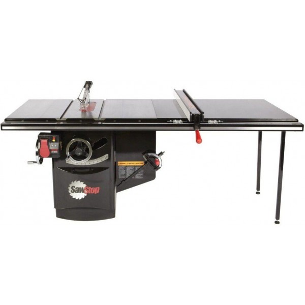 Sawstop 10 Inch 3 HP 52 Inch Industrial Cabinet Saw 230V Single Phase