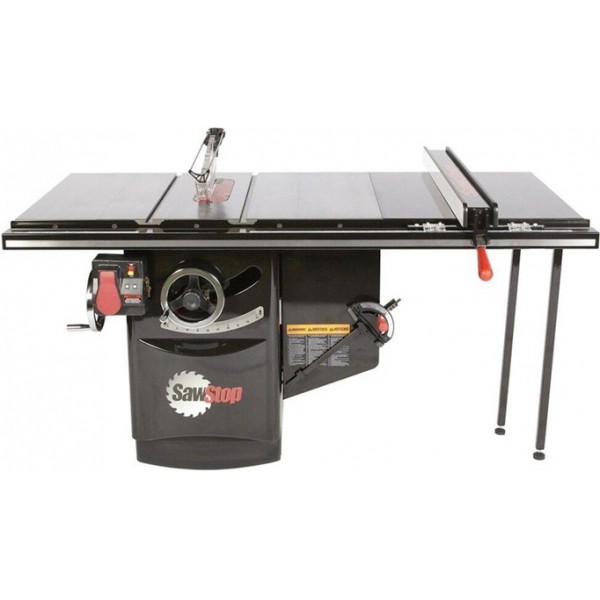 Sawstop 10 Inch 3 HP Industrial Cabinet Saw with 36 Inch Fence 230V Single Phase