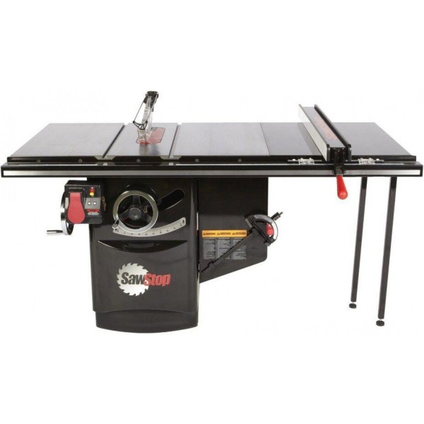 Sawstop Industrial 10in 7.5HP 3ph 480V Cabinet Saw with 36 In. T-Glide Fence System