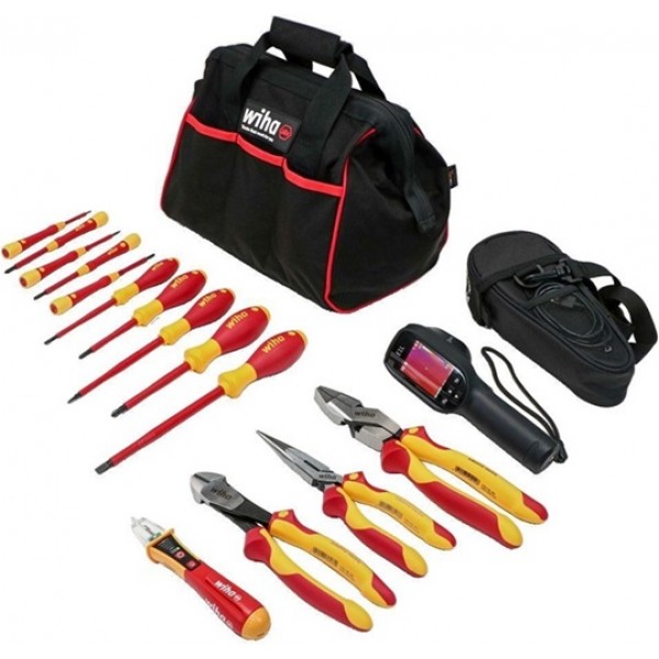 Wiha HIKMICRO E1L Thermal Camera Inspection Insulated Tool Set 15pc