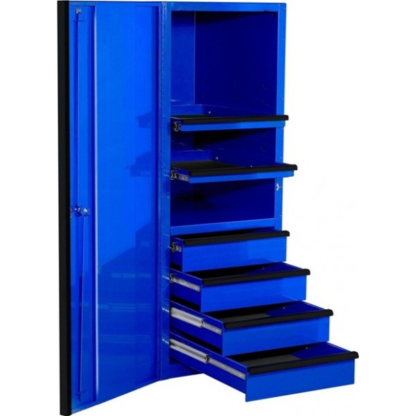 Extreme Tools 24in Blue Side Cabinet with Black Handles