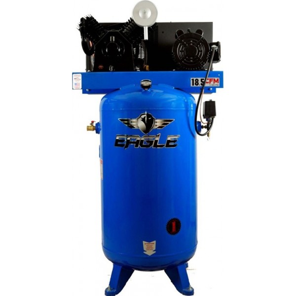 Eagle Compressor 80 Gallon 5 HP Stationary Vertical Compressor