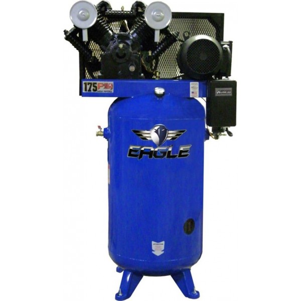 Eagle Compressor Air Compressor 7.5hp 2 Stage With Mag Starter